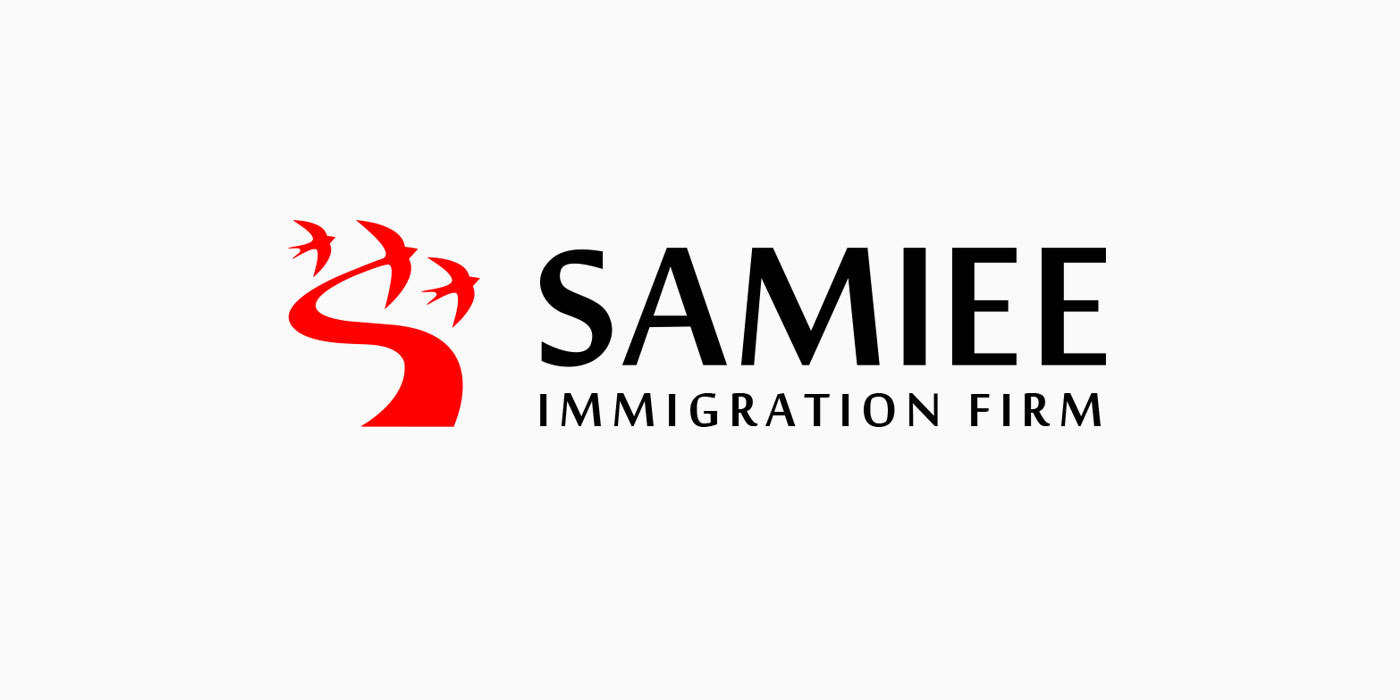 طراحی نشانه شرکت مهاجرتی سمیعی